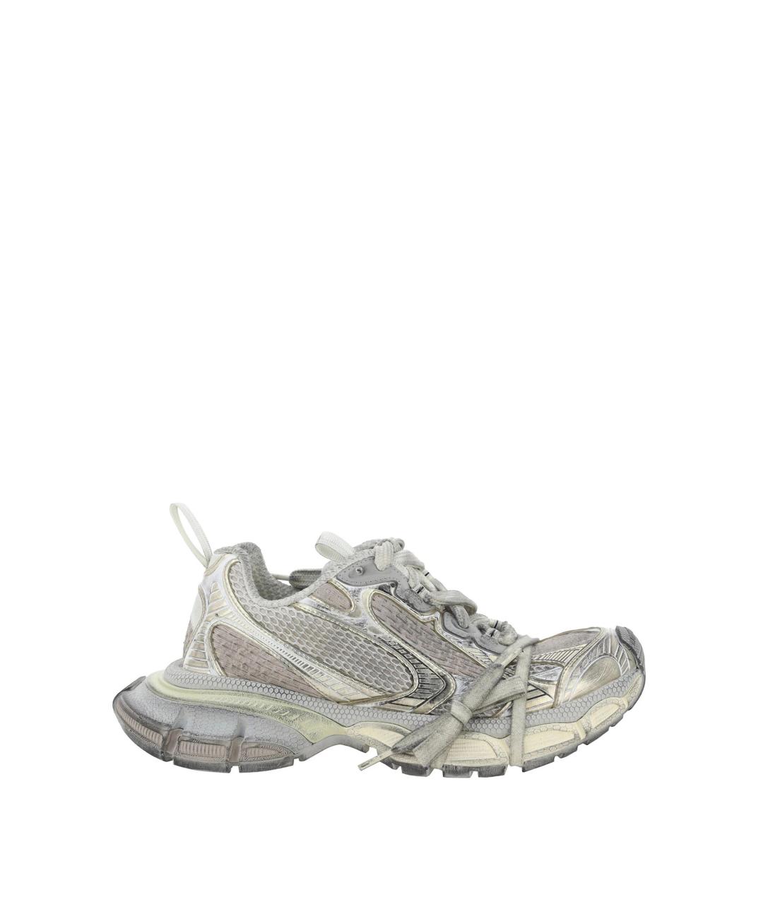 BALENCIAGA Белые текстильные кроссовки, фото 1