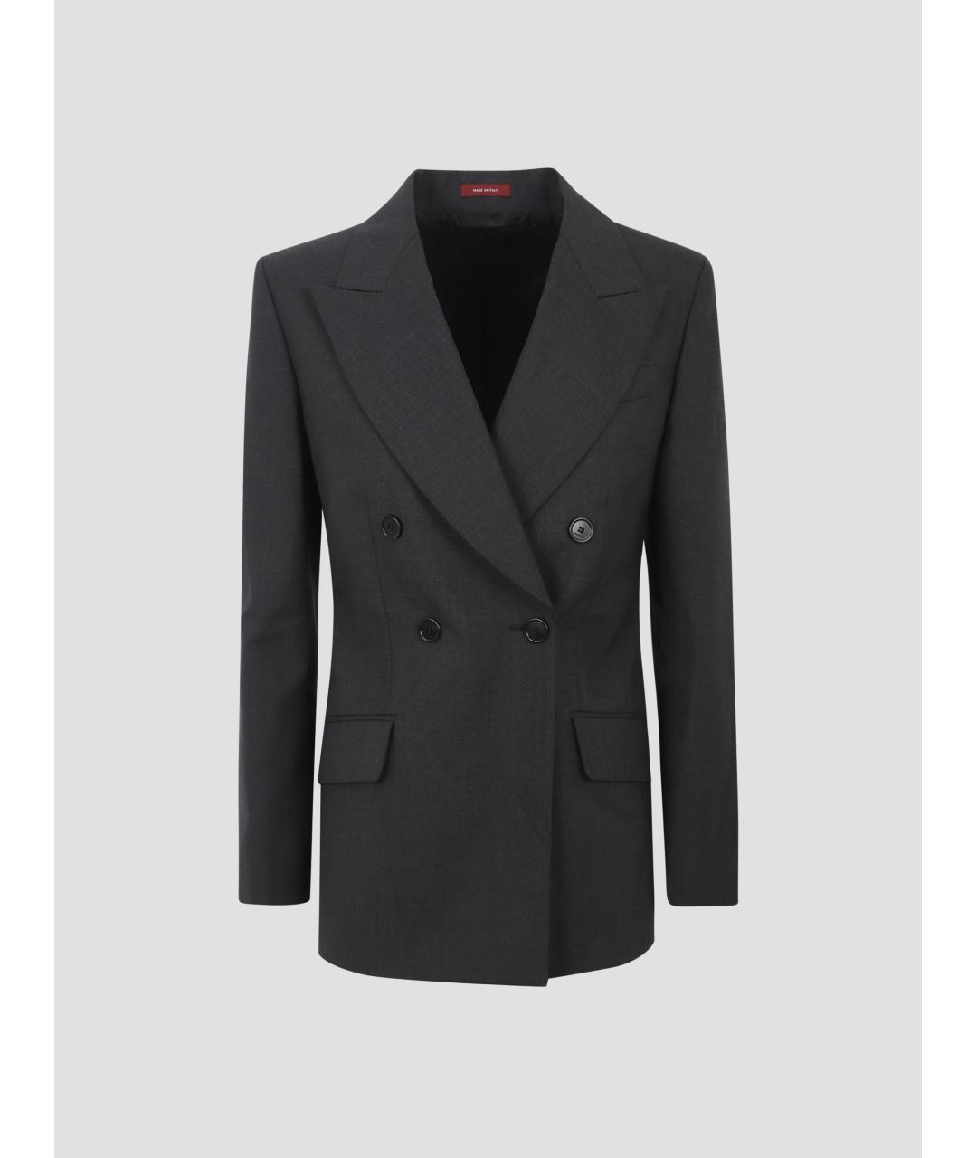 GUCCI Серый шерстяной жакет/пиджак, фото 4