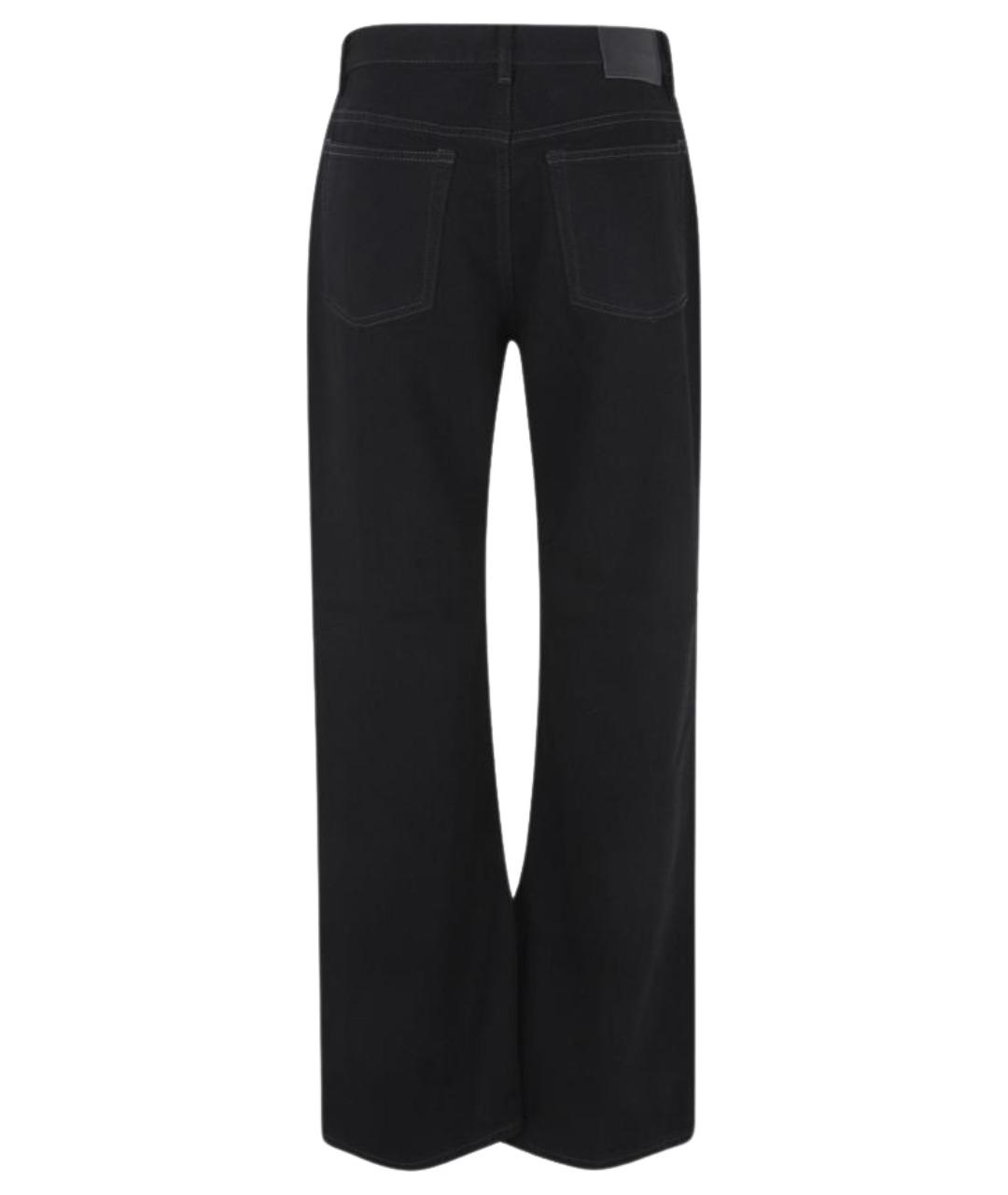 ACNE STUDIOS Черные хлопковые прямые джинсы, фото 2