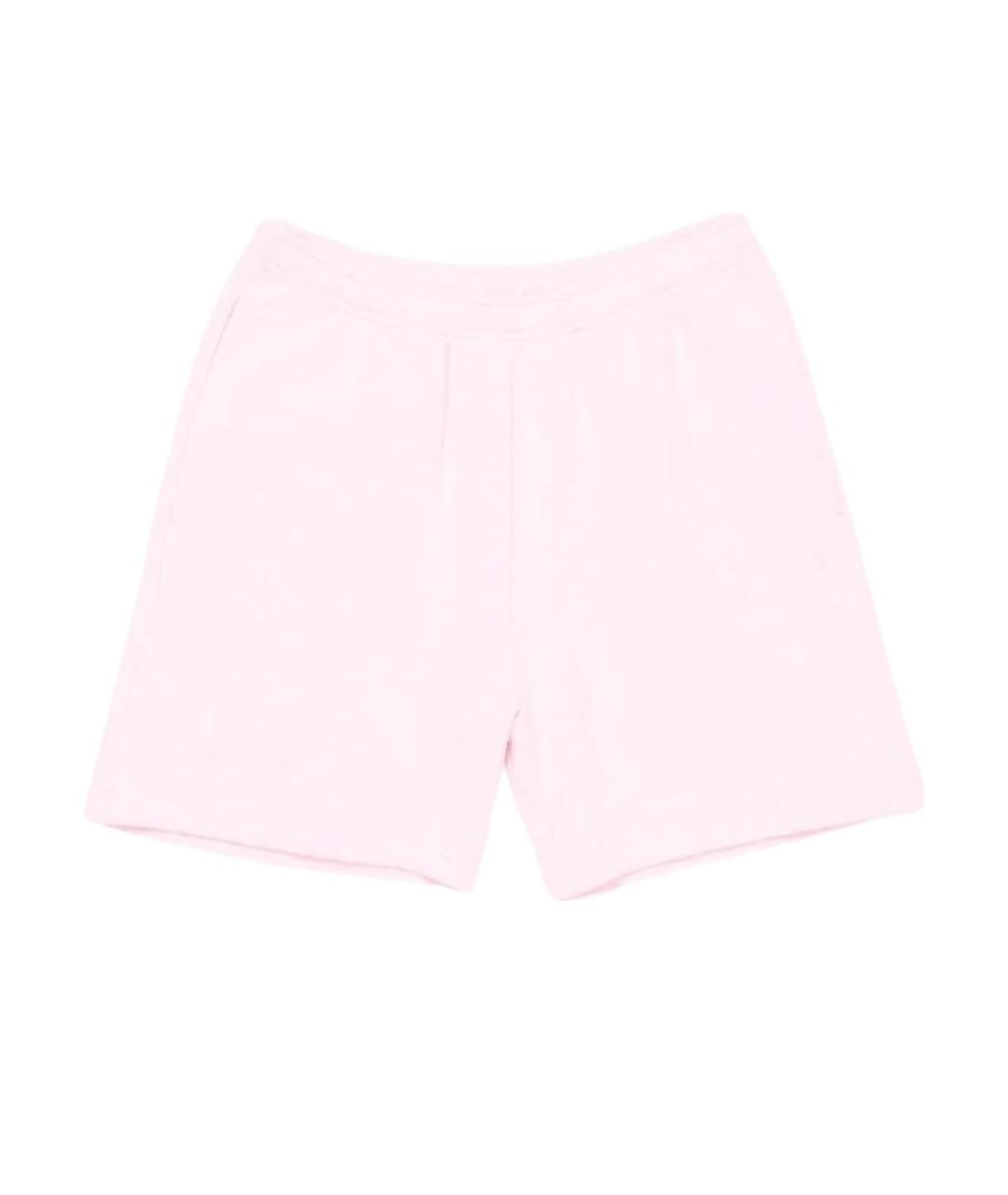 ACNE STUDIOS Розовые хлопковые шорты, фото 1