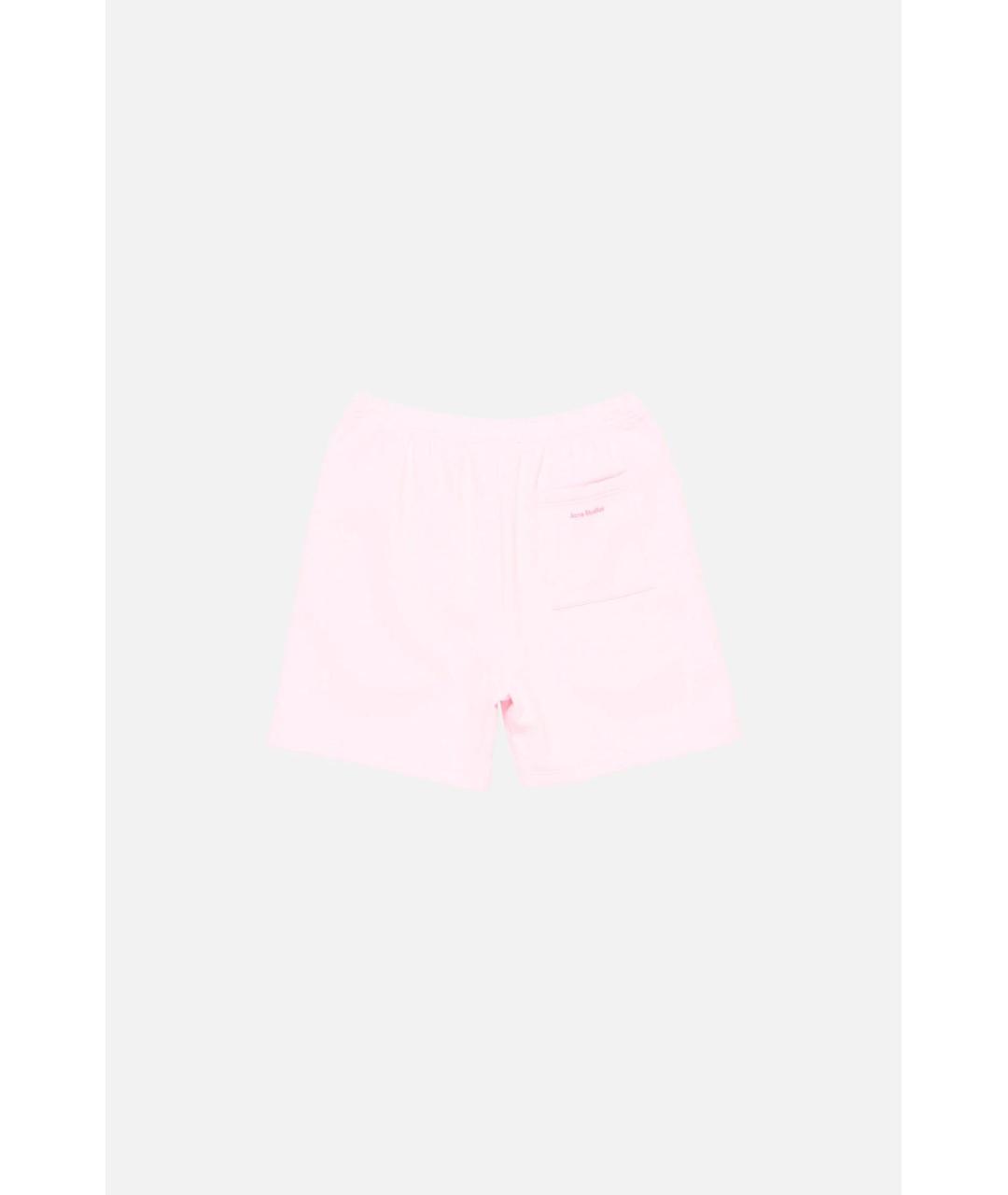 ACNE STUDIOS Розовые хлопковые шорты, фото 2