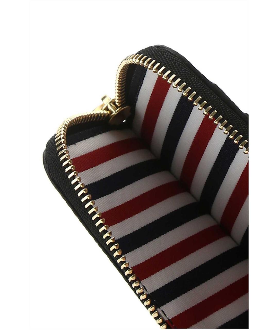 THOM BROWNE Черный кошелек, фото 3