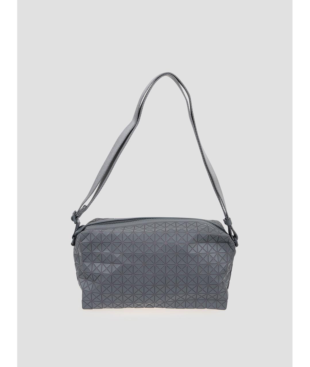 BAO BAO ISSEY MIYAKE Серая хлопковая сумка через плечо, фото 2