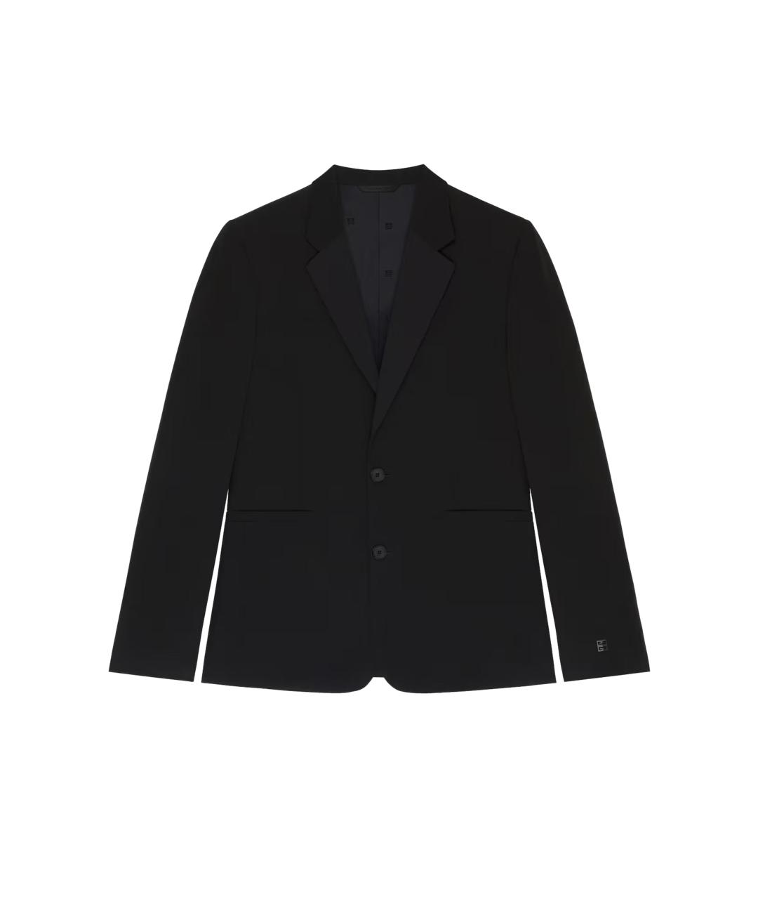GIVENCHY Черный шерстяной пиджак, фото 1