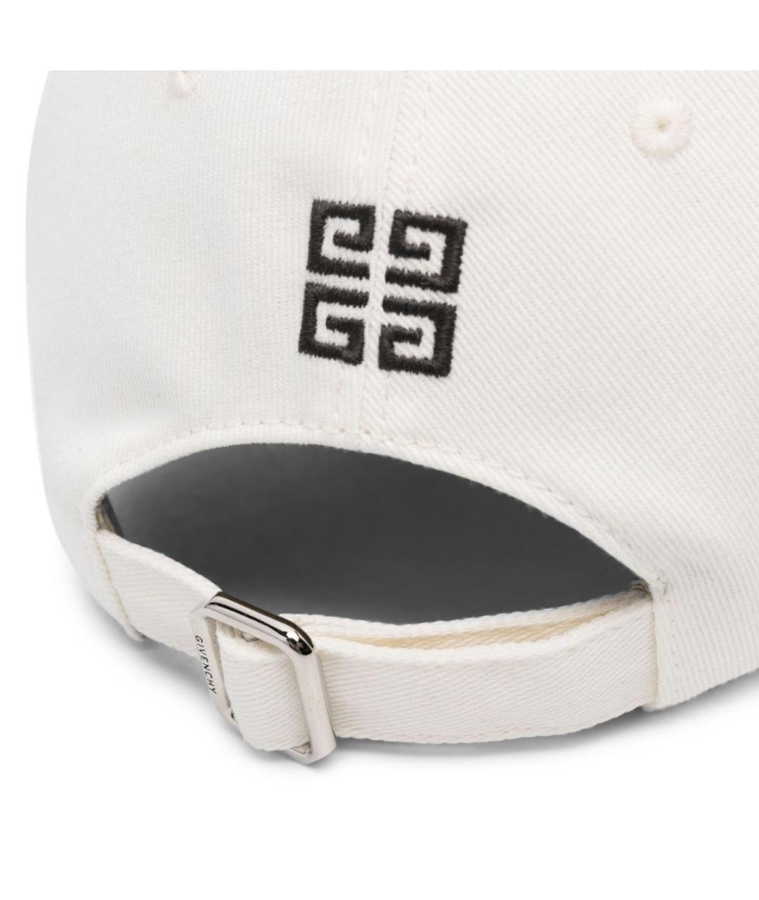 GIVENCHY Белая хлопковая кепка/бейсболка, фото 2