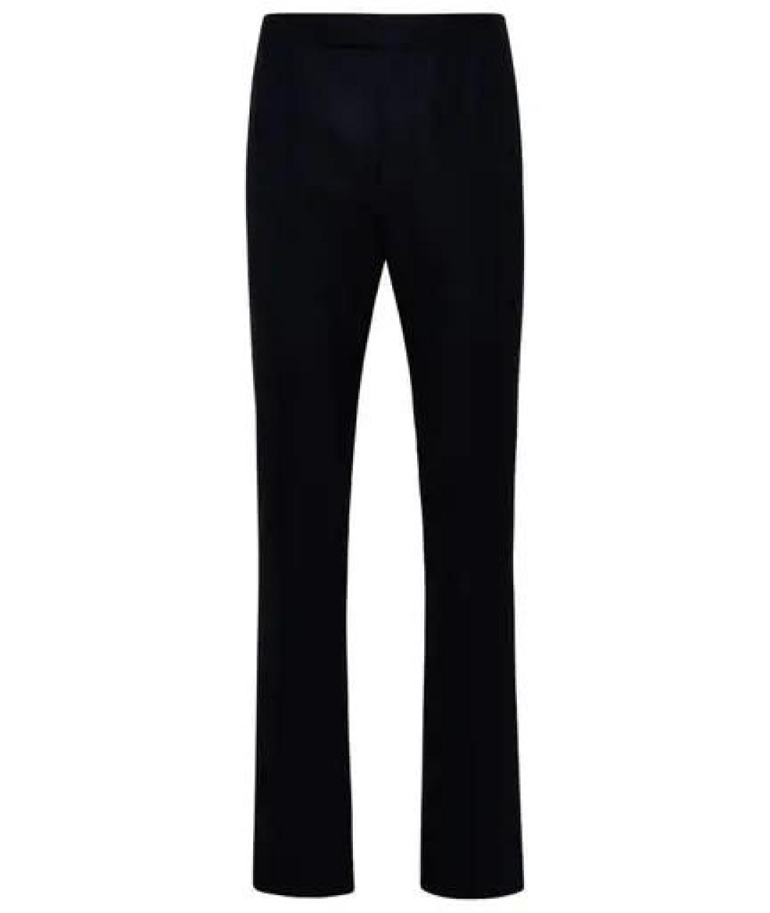 CASABLANCA Черные хлопковые повседневные брюки, фото 2