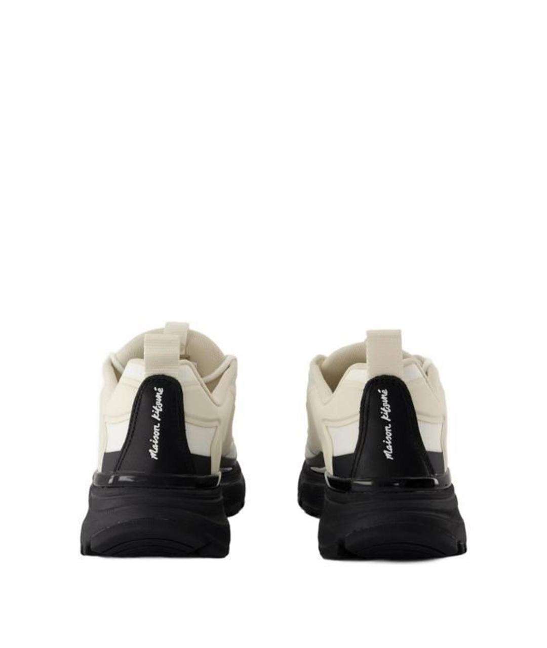 MAISON KITSUNE Мульти кожаные низкие кроссовки / кеды, фото 3