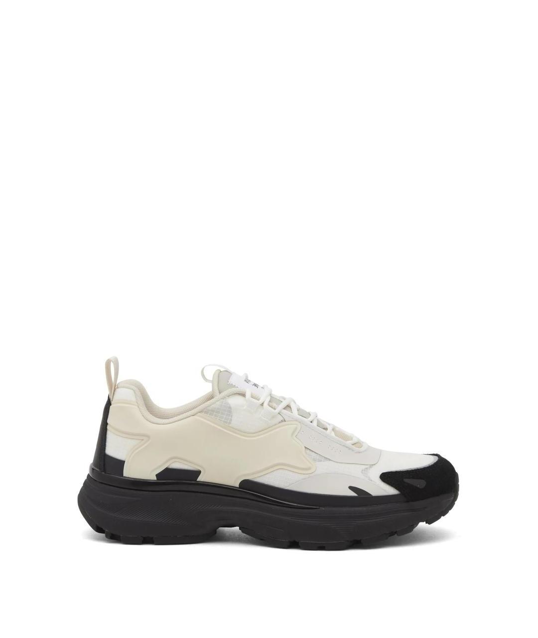 MAISON KITSUNE Мульти кожаные низкие кроссовки / кеды, фото 1