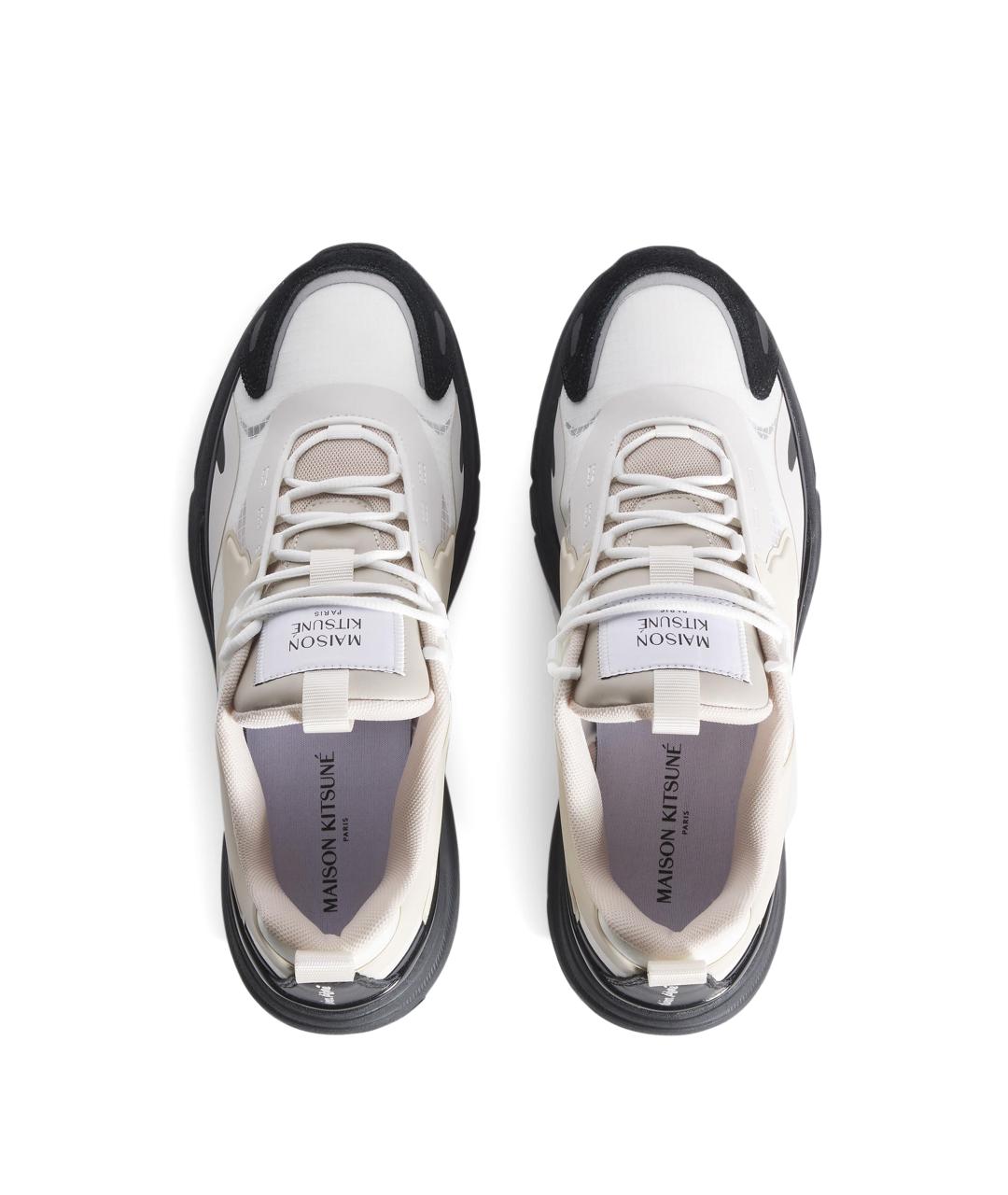 MAISON KITSUNE Мульти кожаные низкие кроссовки / кеды, фото 2
