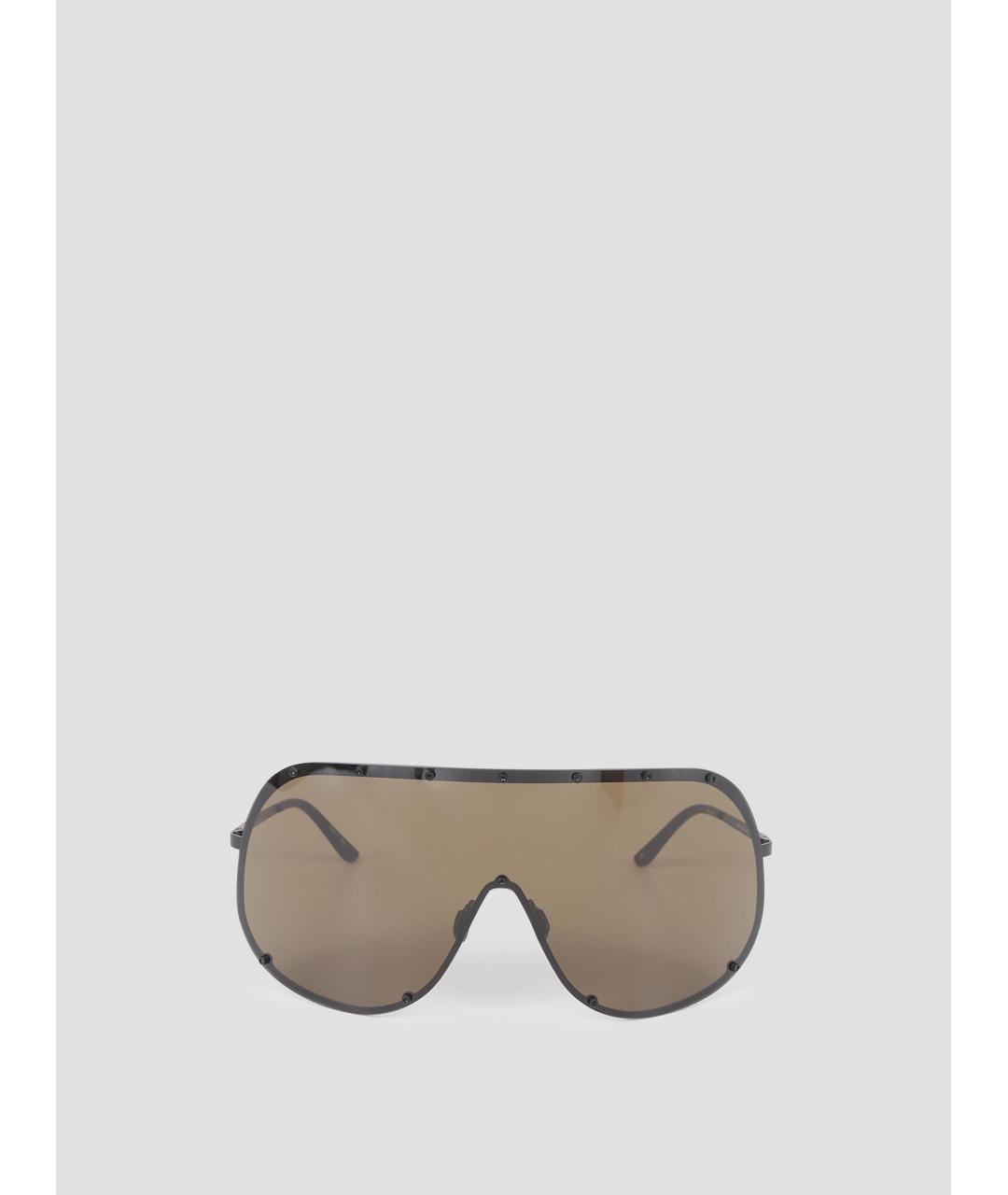RICK OWENS Коричневые солнцезащитные очки, фото 4