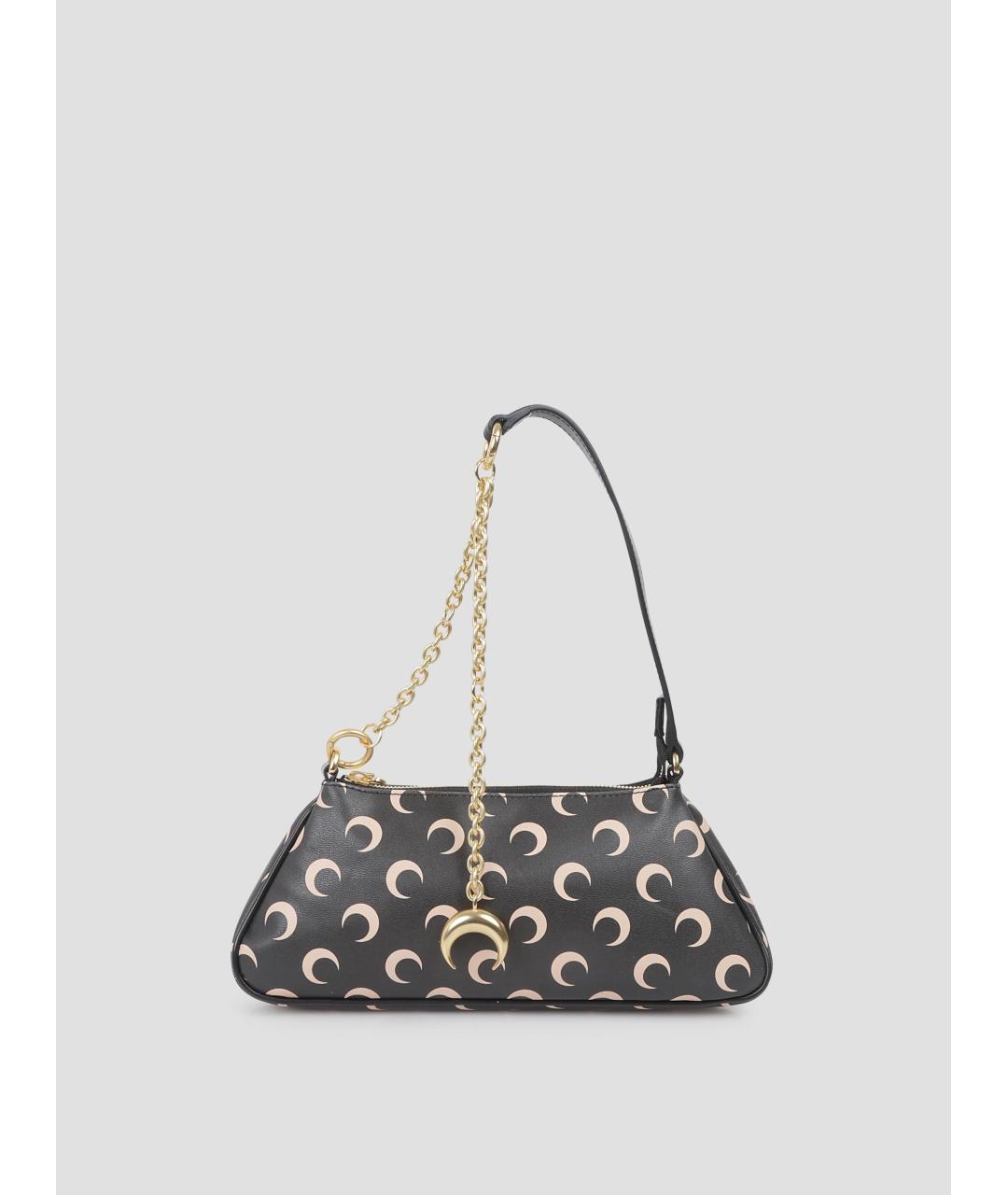 MARINE SERRE Бежевая сумка через плечо из искусственной кожи, фото 4