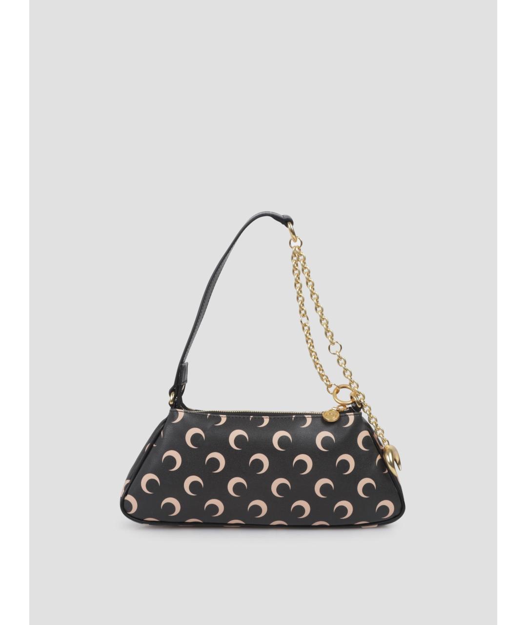 MARINE SERRE Бежевая сумка через плечо из искусственной кожи, фото 2