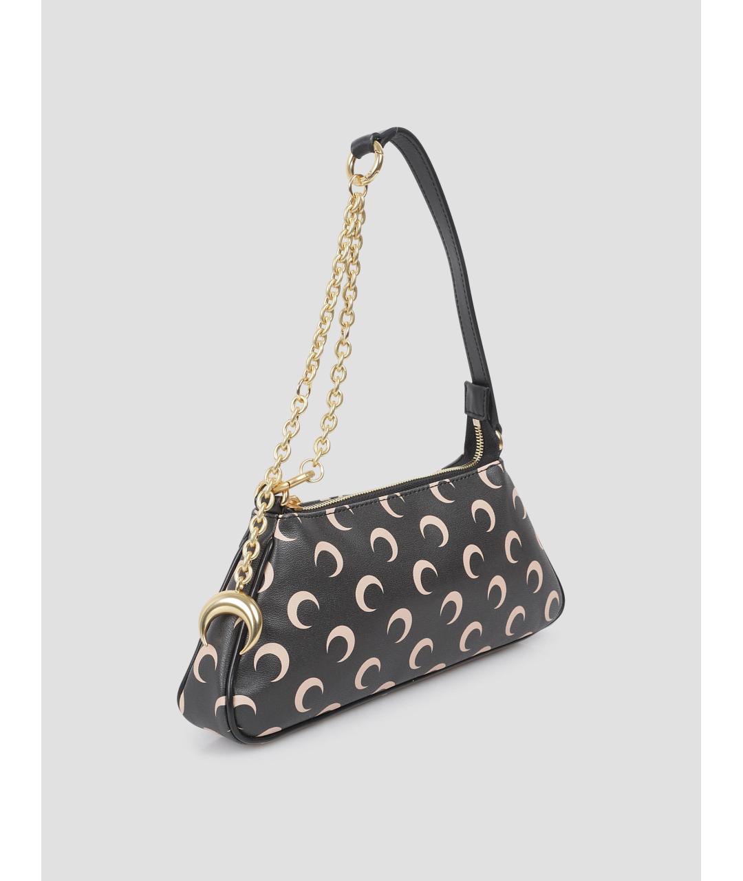 MARINE SERRE Бежевая сумка через плечо из искусственной кожи, фото 3