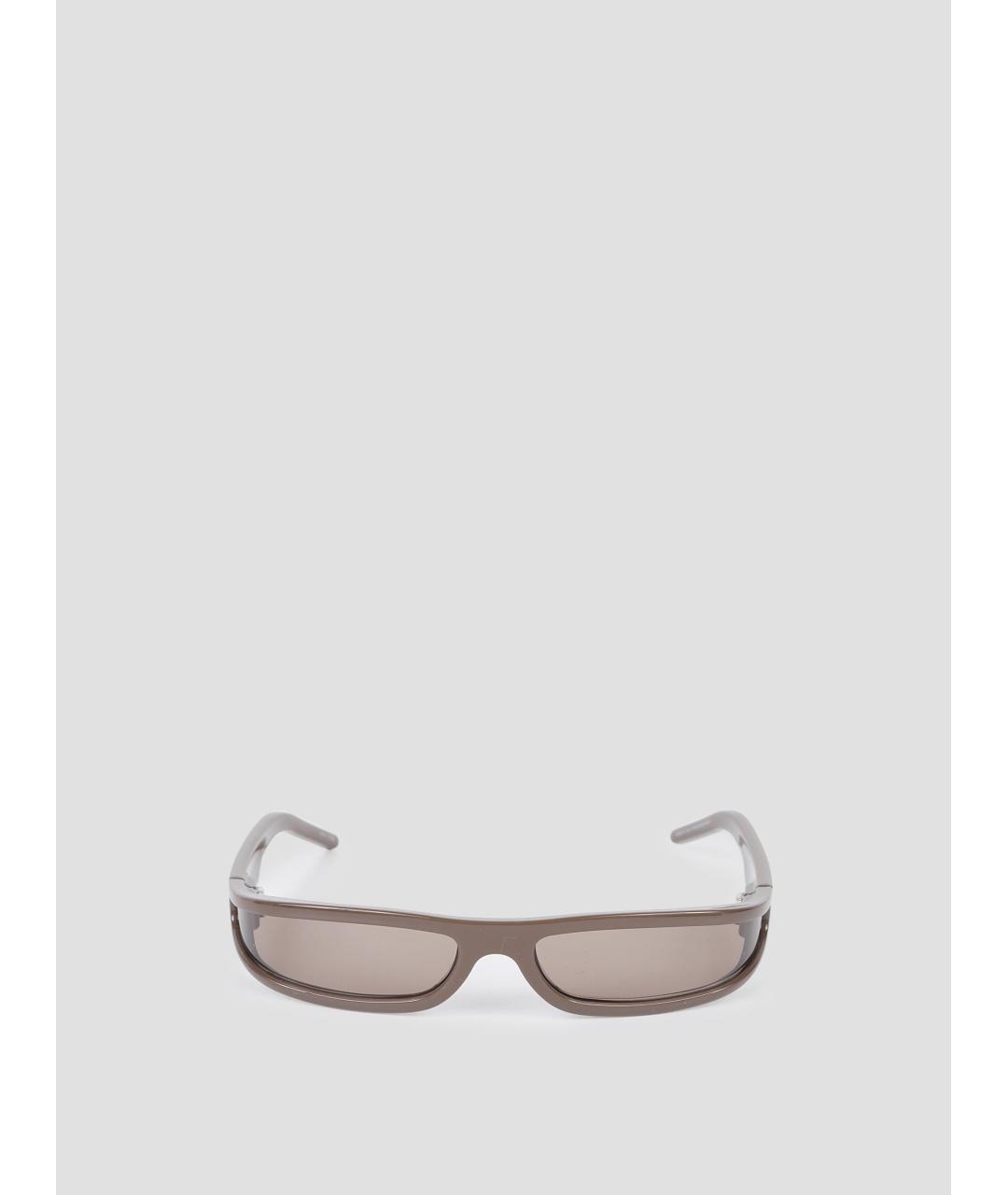 RICK OWENS Коричневые солнцезащитные очки, фото 4