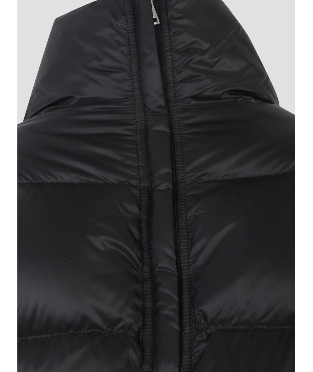 RICK OWENS Черный синтетический пуховик, фото 3