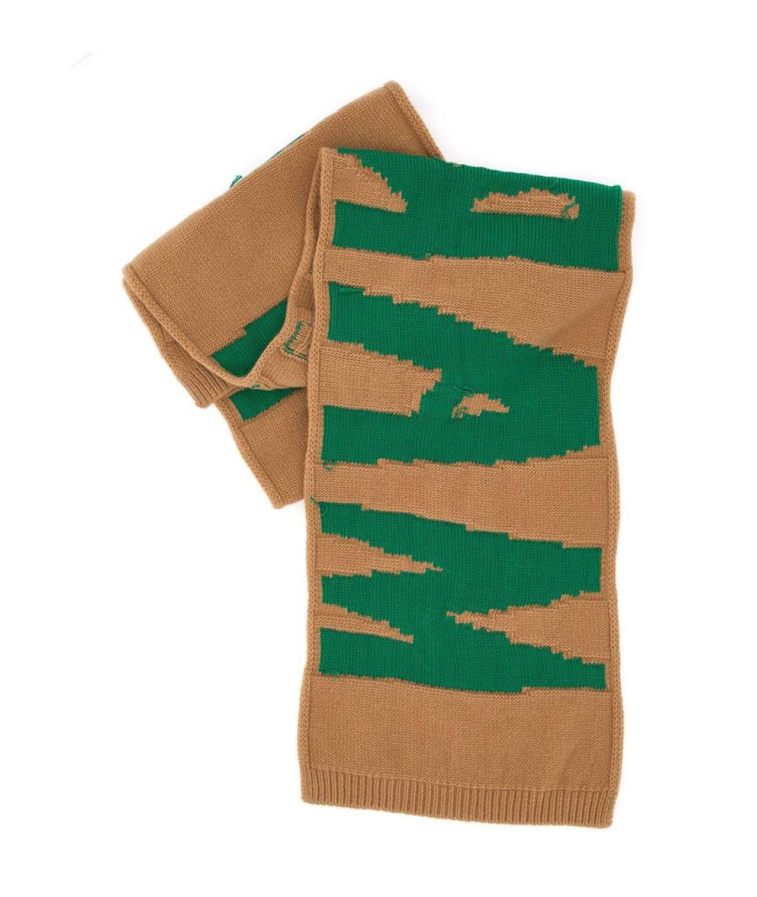 MARNI Мульти шерстяной шарф, фото 1