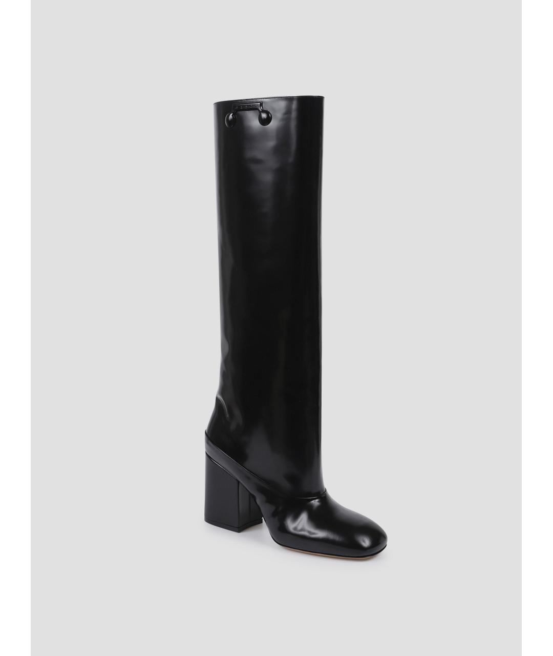 MARNI Черные кожаные сапоги, фото 3