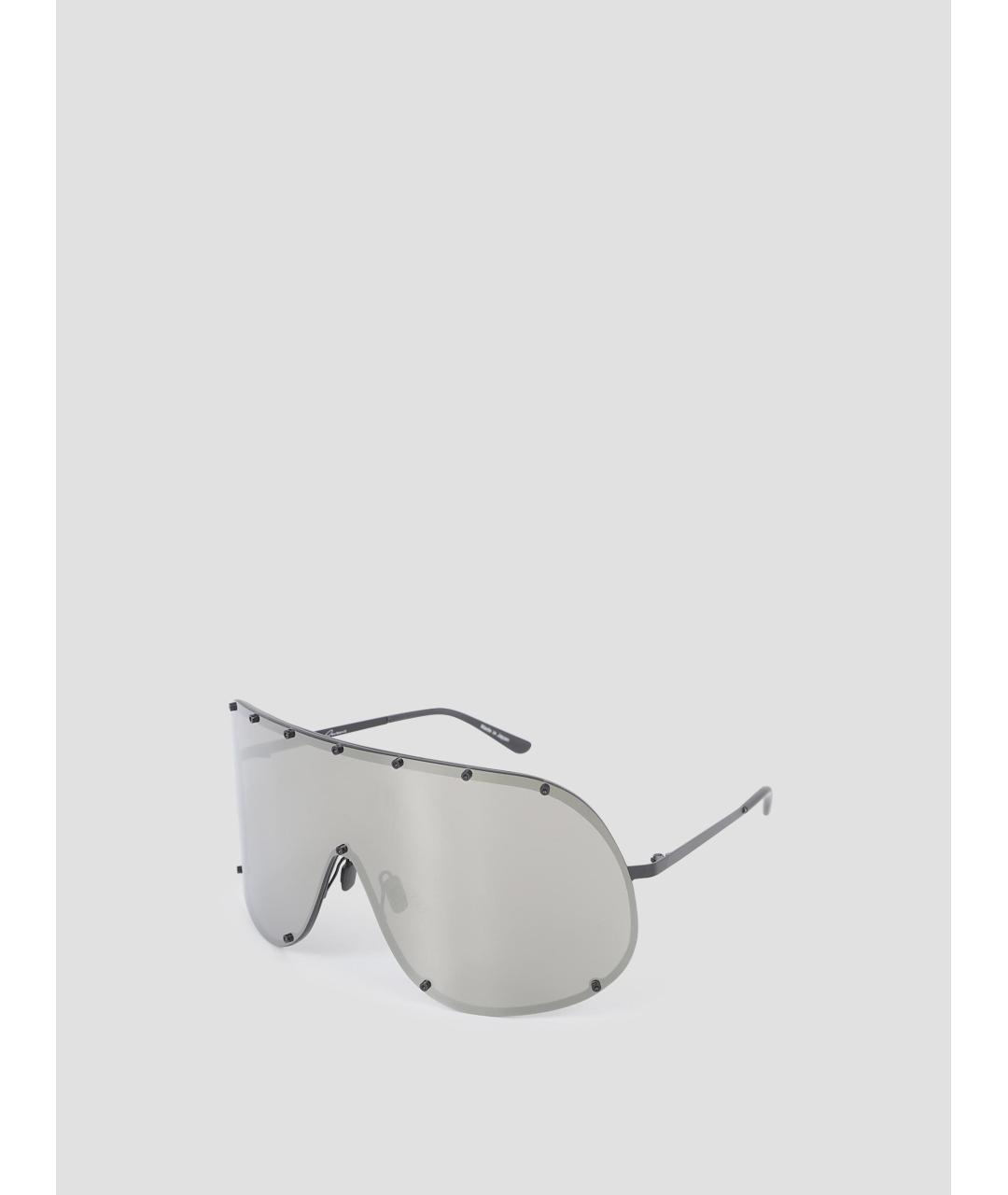 RICK OWENS Черные солнцезащитные очки, фото 3