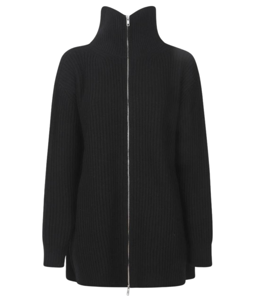 MM6 MAISON MARGIELA Черный шерстяной кардиган, фото 1