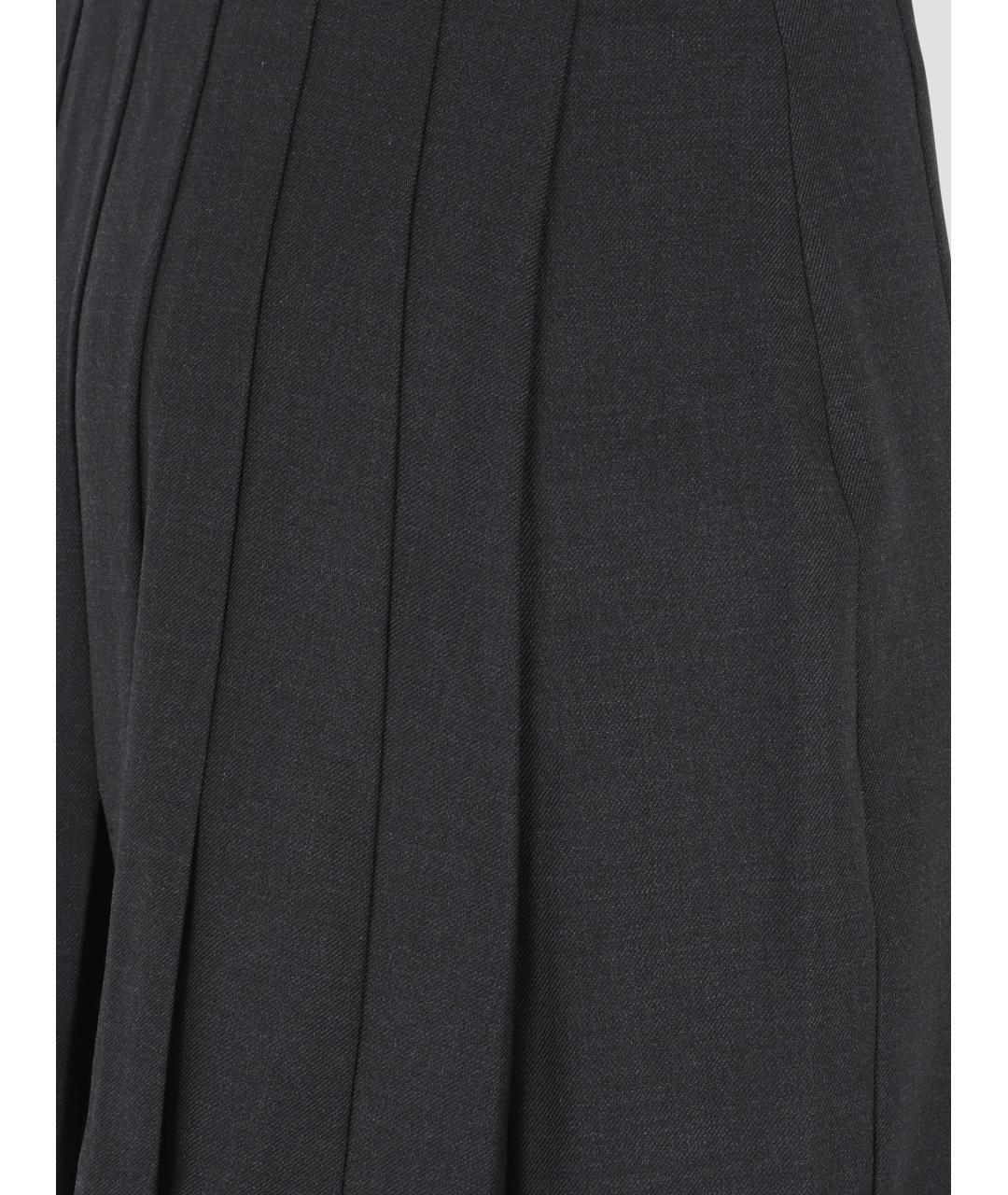 PALOMA WOOL Серые полиэстеровые прямые брюки, фото 3