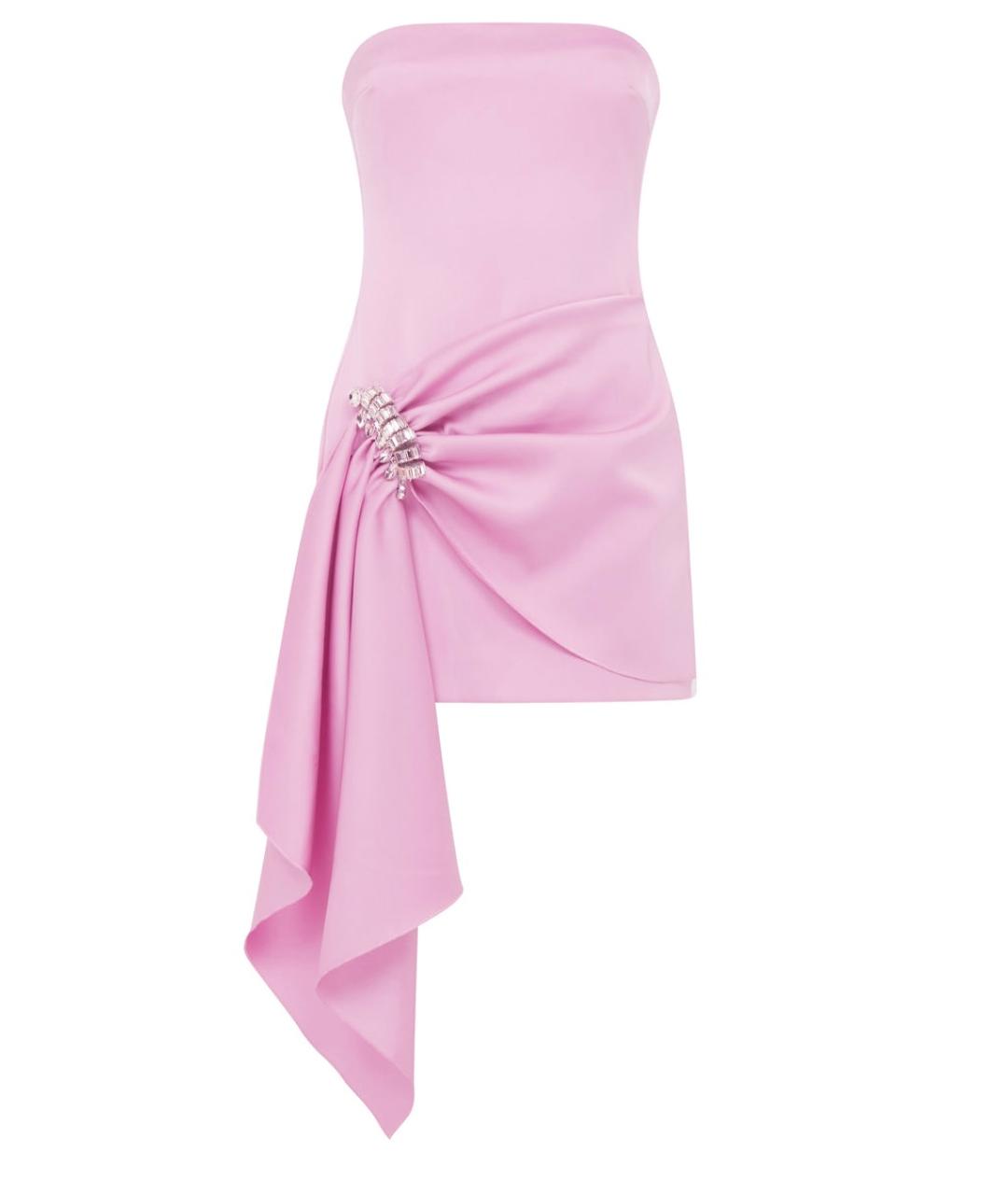 DAVID KOMA Розовое коктейльное платье, фото 6