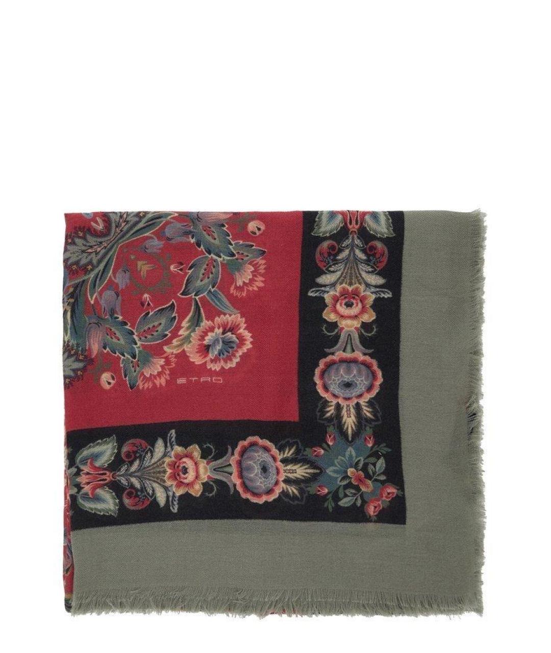 ETRO Мульти шерстяной шарф, фото 2