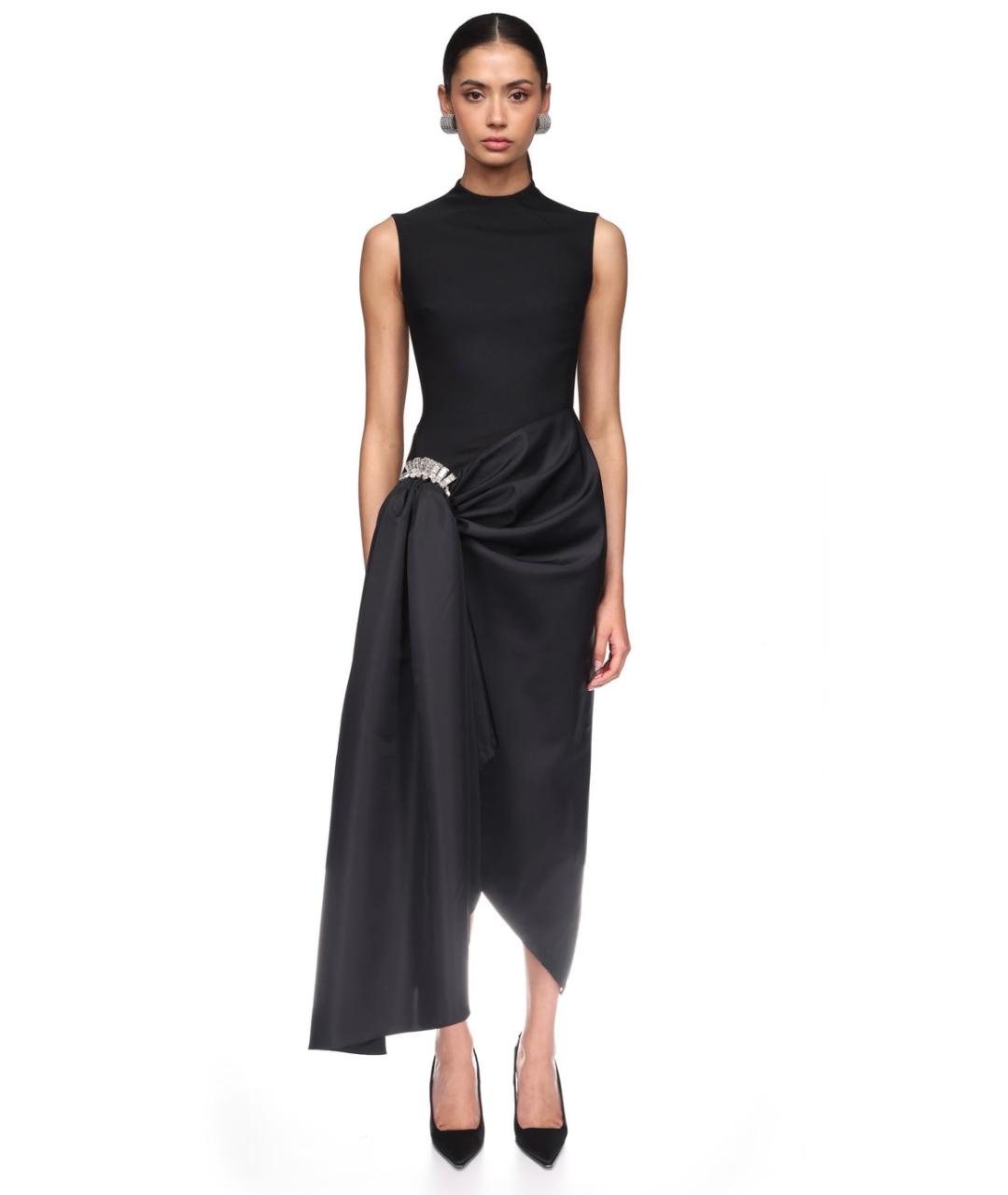 DAVID KOMA Черное коктейльное платье, фото 2