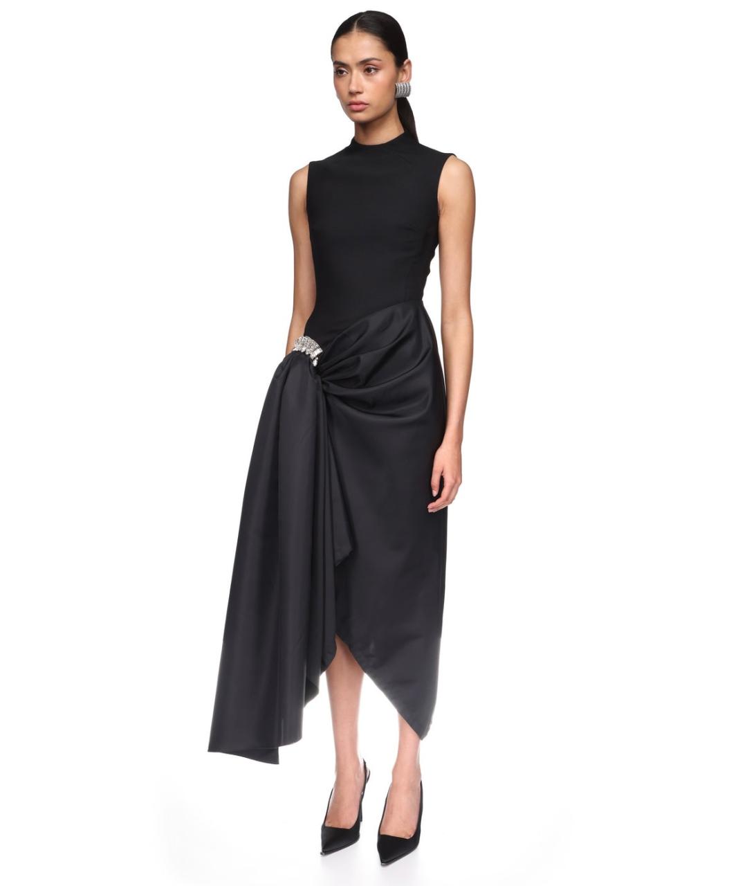 DAVID KOMA Черное коктейльное платье, фото 3