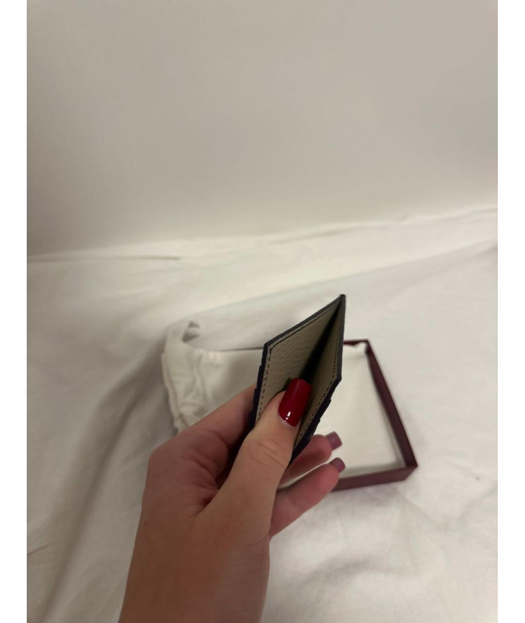 GUCCI Черный кожаный кардхолдер, фото 4