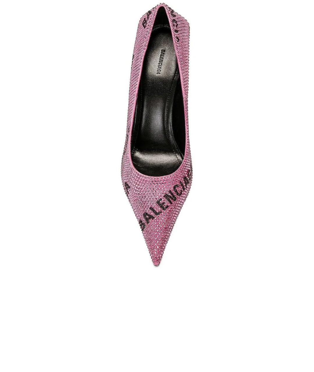 BALENCIAGA Розовые кожаные туфли, фото 4