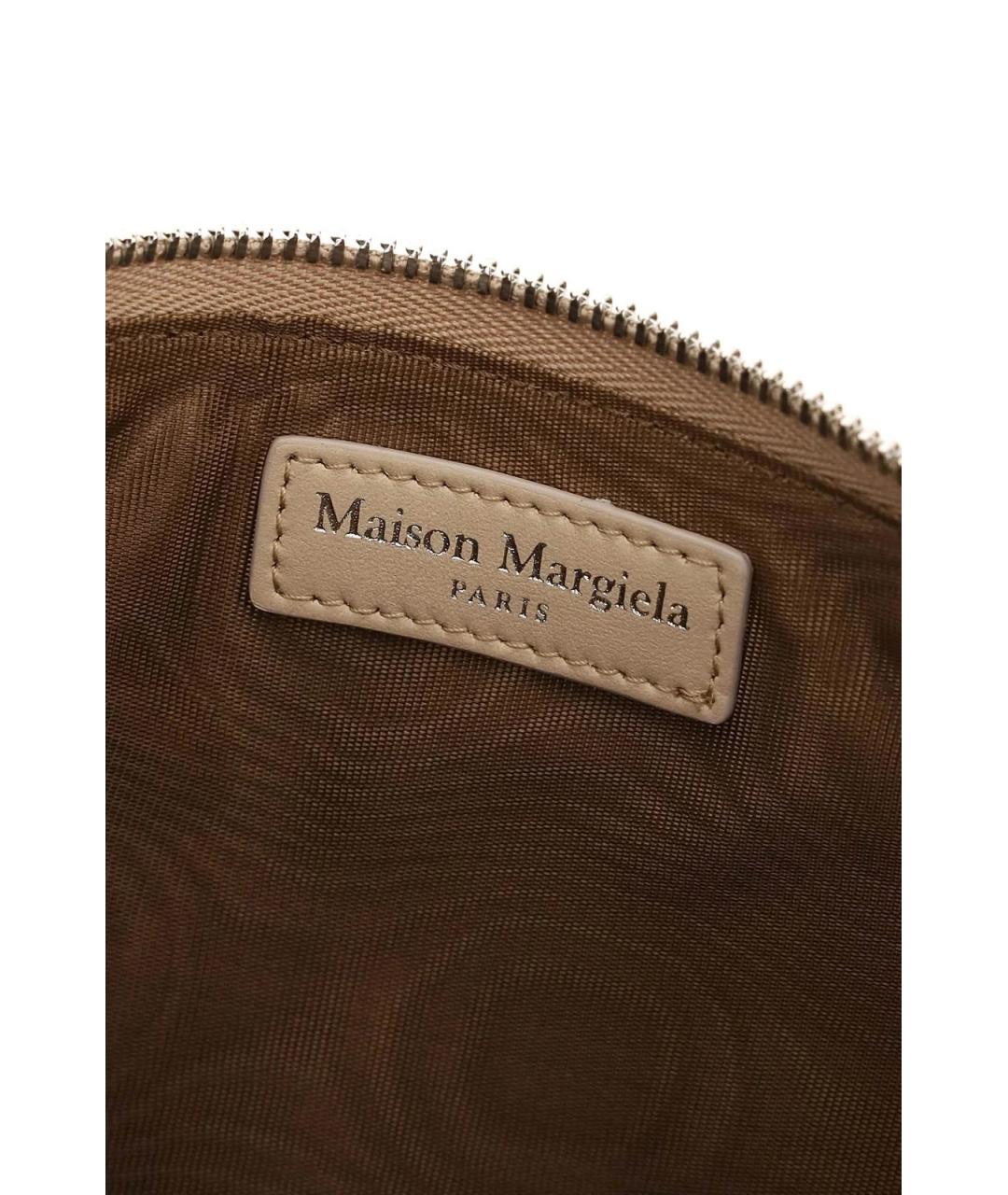 MAISON MARGIELA Бежевая барсетка, фото 4