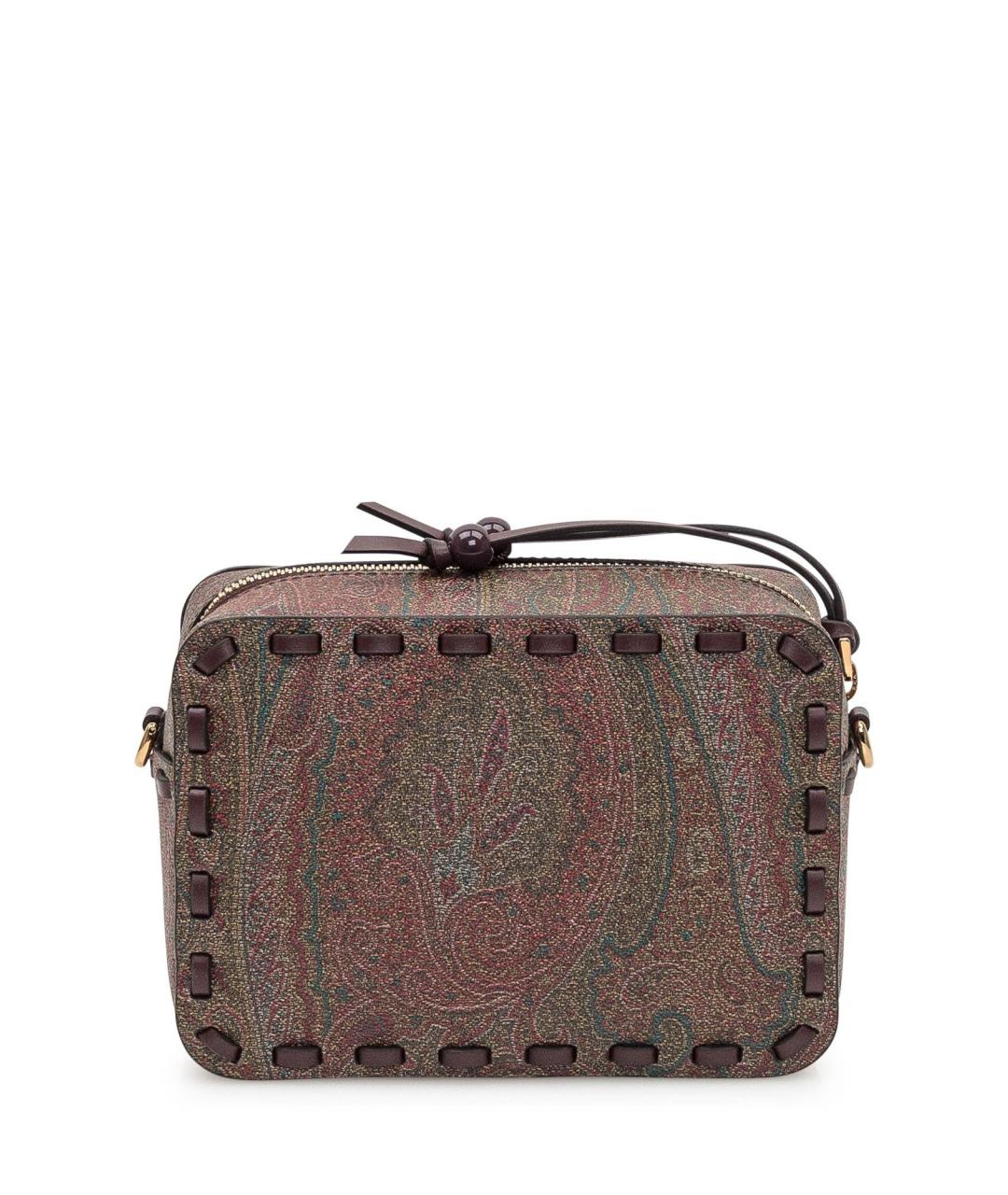 ETRO Бордовая хлопковая сумка через плечо, фото 2