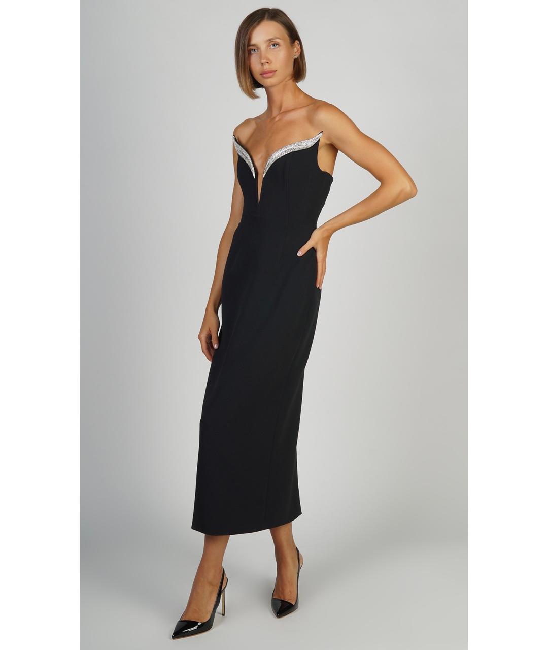 DAVID KOMA Черное коктейльное платье, фото 7