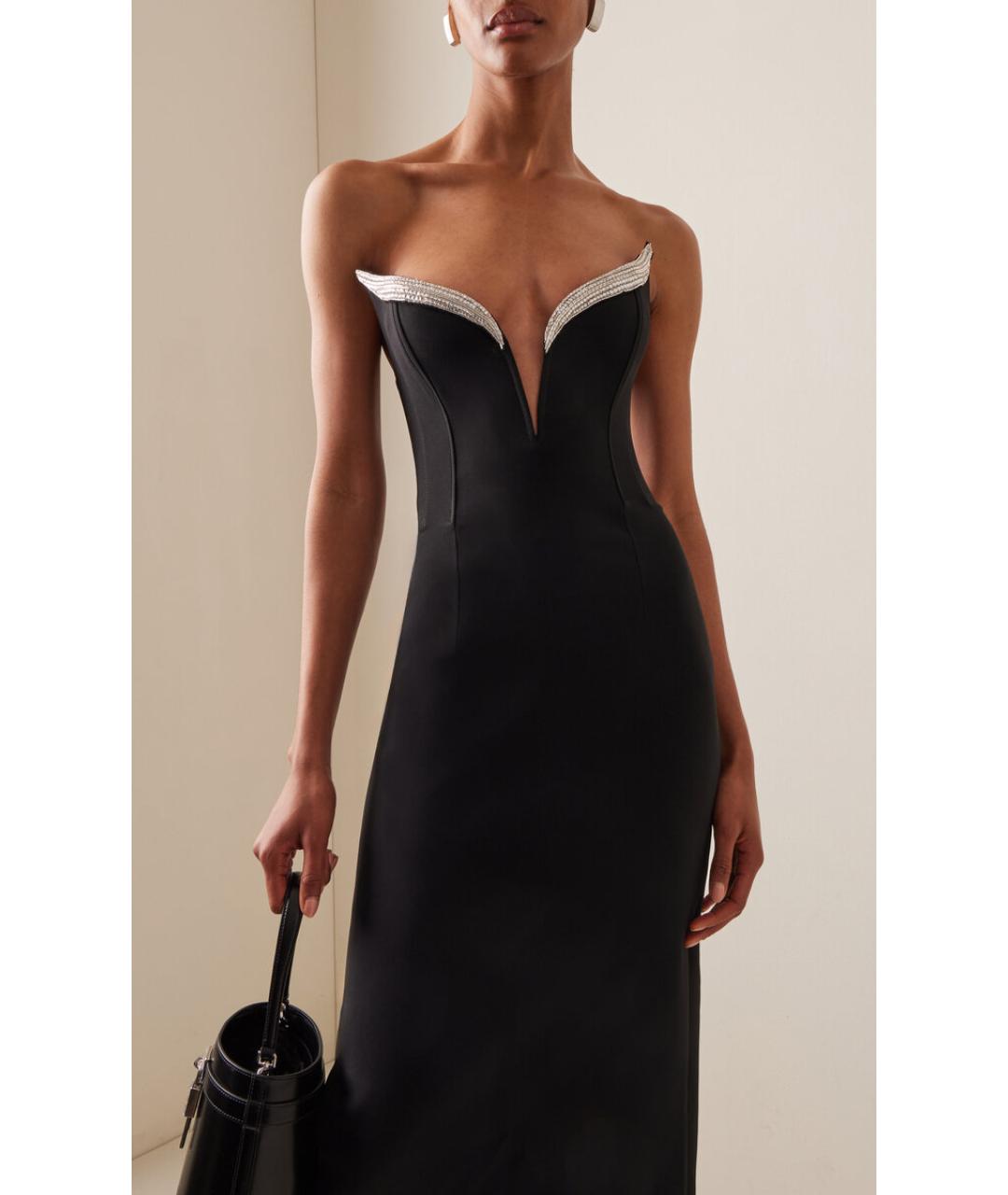 DAVID KOMA Черное коктейльное платье, фото 2