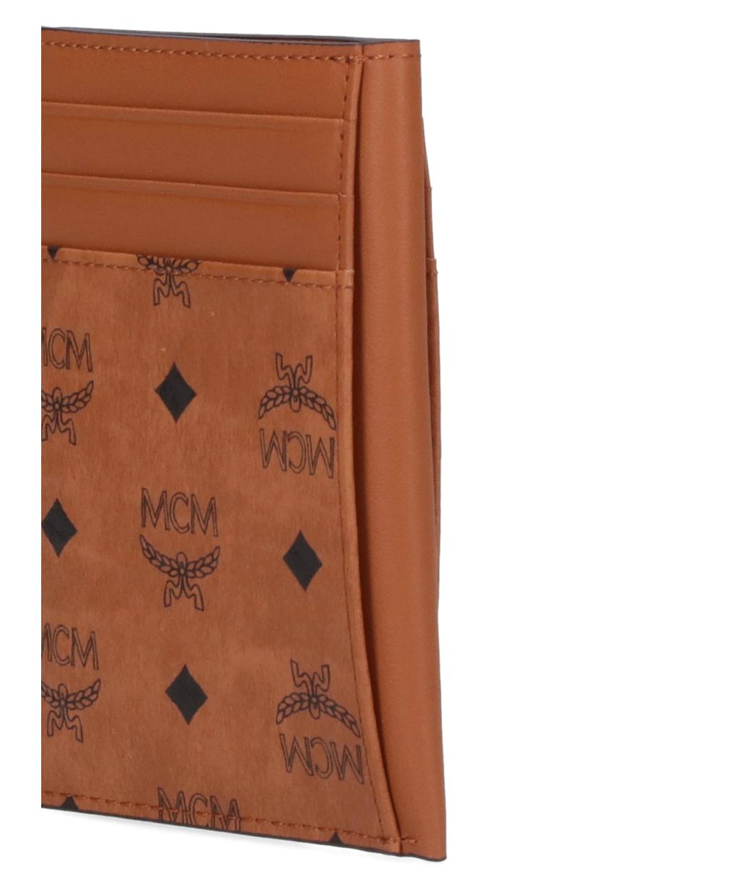 MCM Коричневый кожаный кардхолдер, фото 3