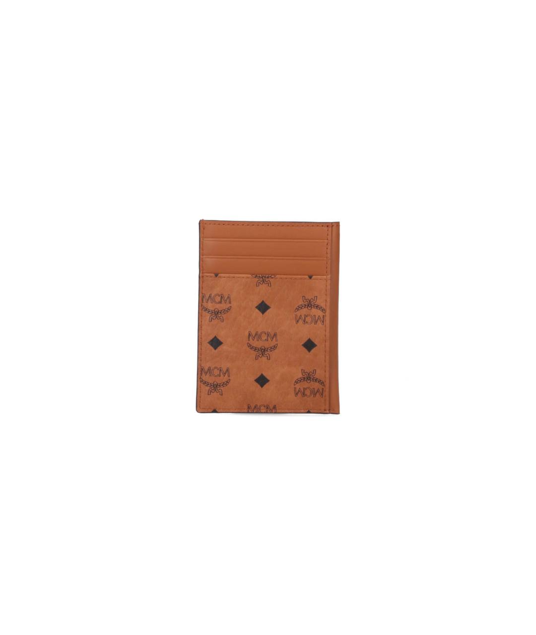 MCM Коричневый кожаный кардхолдер, фото 2