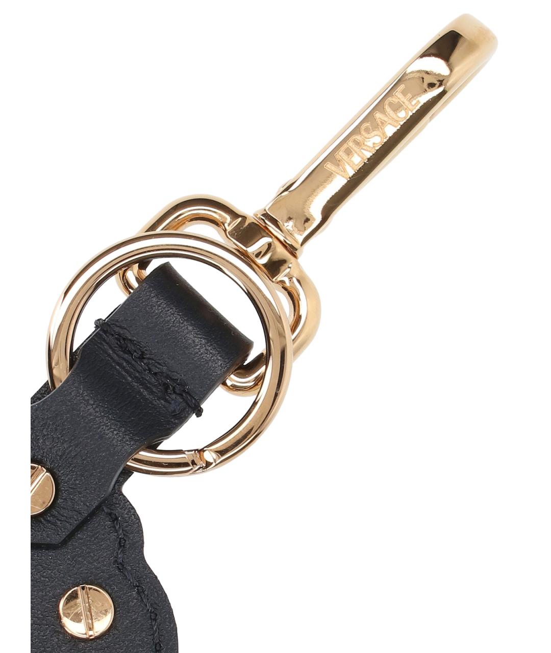 VERSACE Черный брелок, фото 3