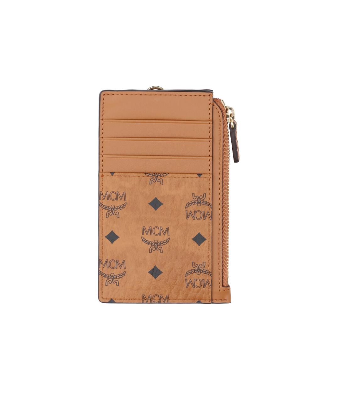 MCM Коричневый кожаный кардхолдер, фото 1