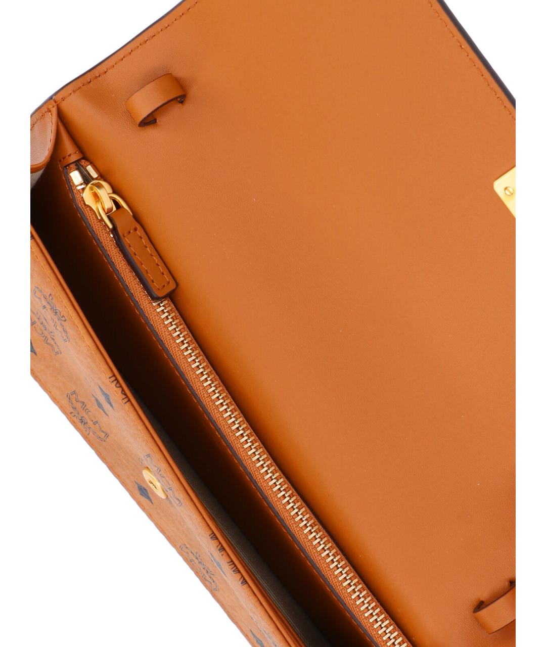 MCM Коричневый кожаный кошелек, фото 4