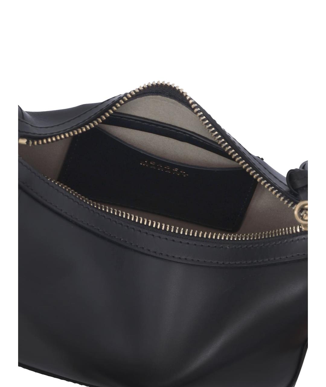 ISABEL MARANT Черная кожаная сумка через плечо, фото 4