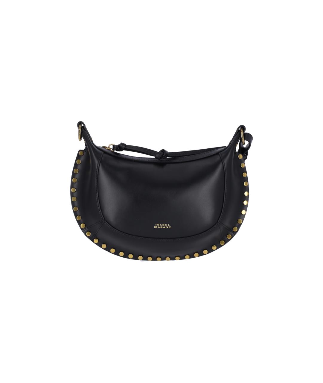ISABEL MARANT Черная кожаная сумка через плечо, фото 1