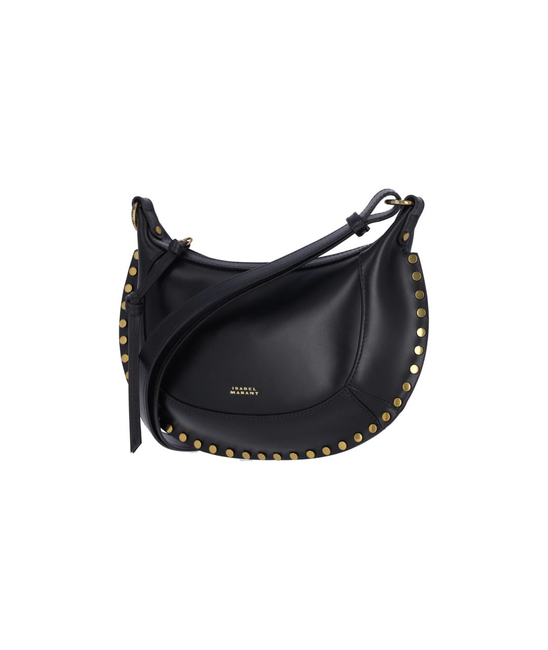 ISABEL MARANT Черная кожаная сумка через плечо, фото 2