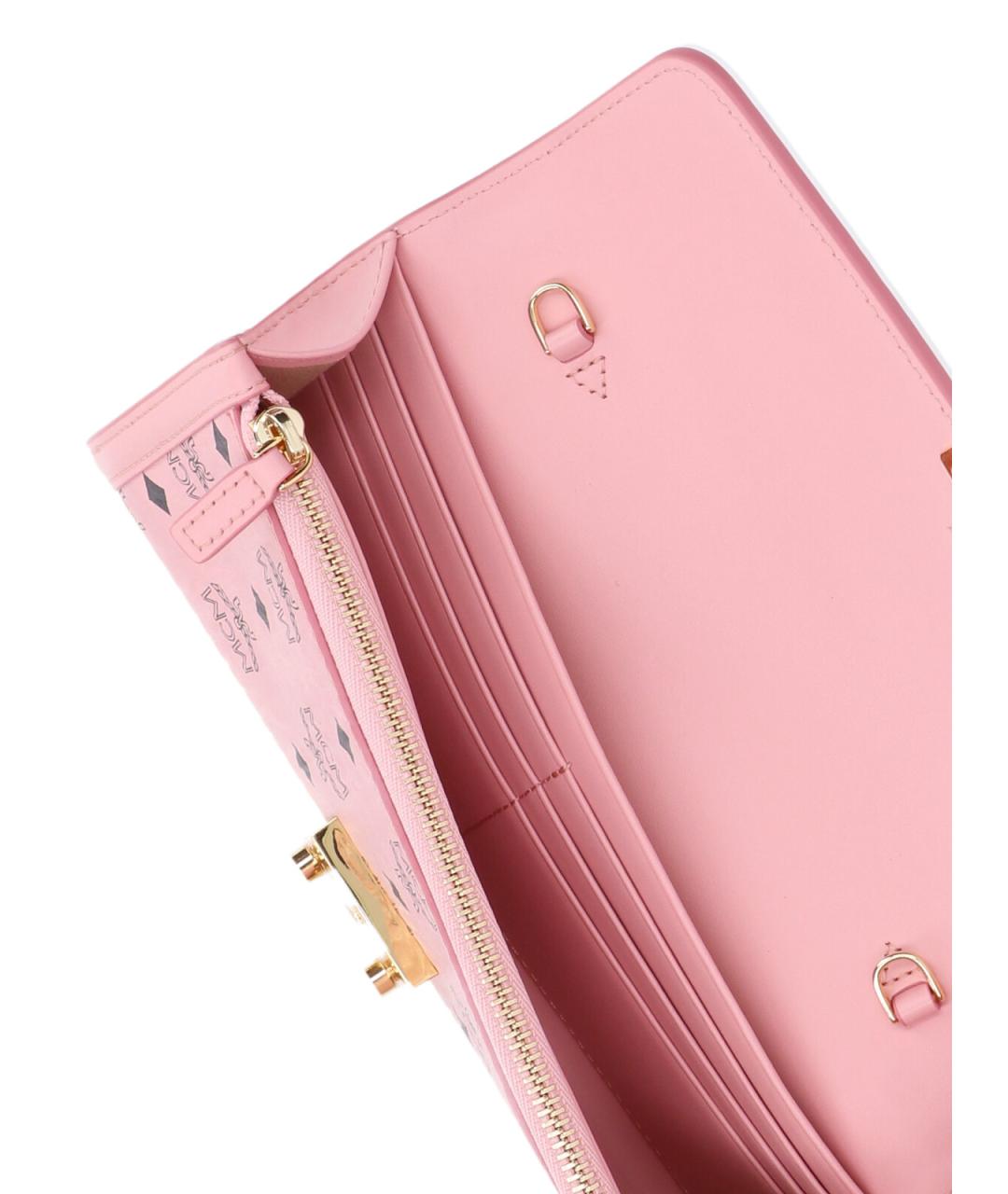 MCM Розовый кошелек, фото 4