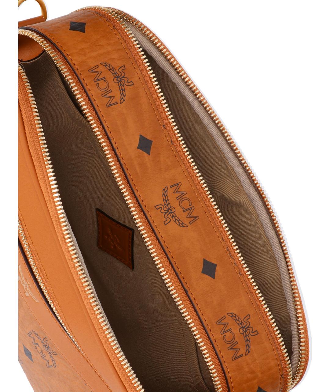 MCM Коричневая сумка на плечо из искусственной кожи, фото 4