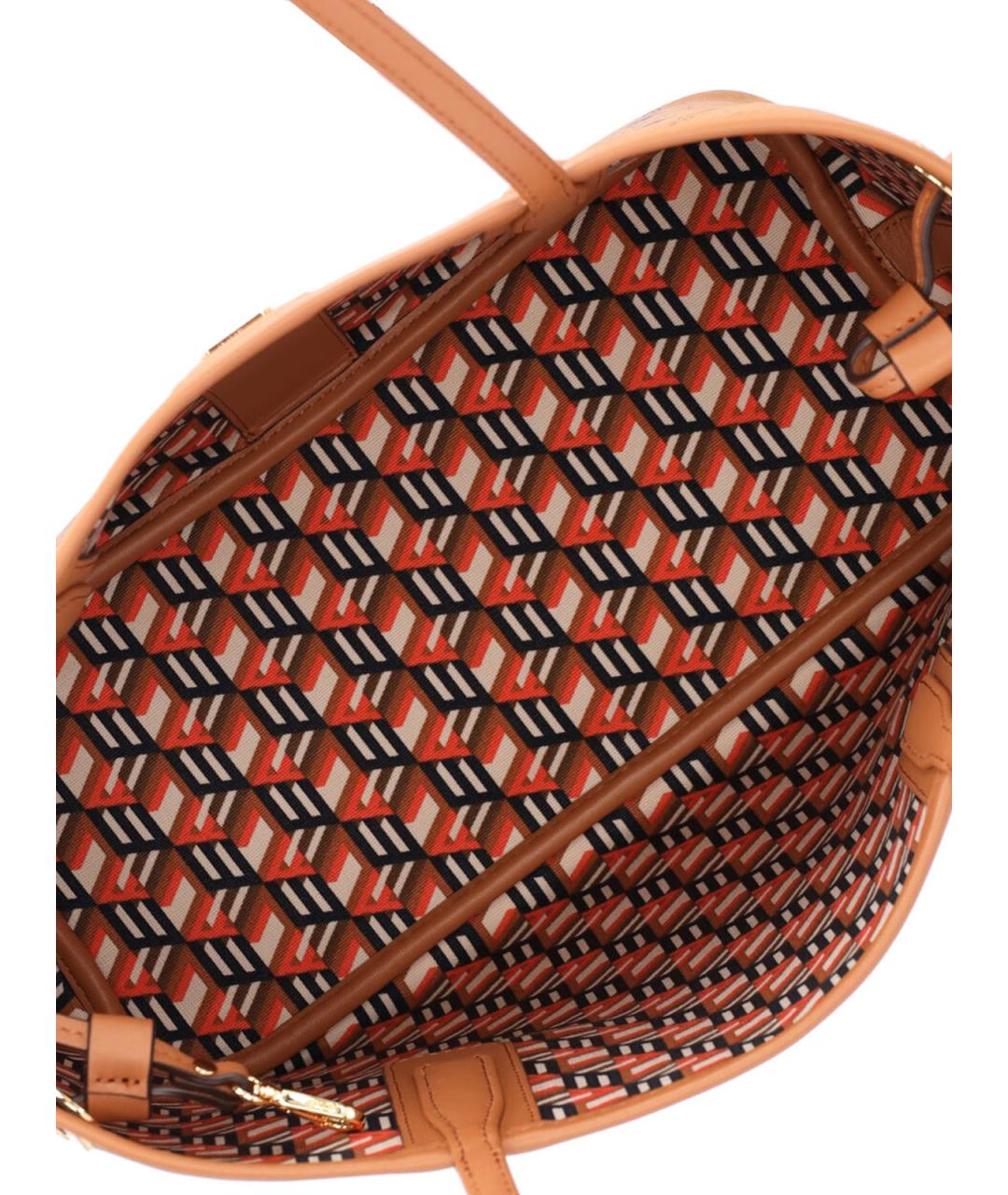 MCM Коричневая сумка тоут из искусственной кожи, фото 4