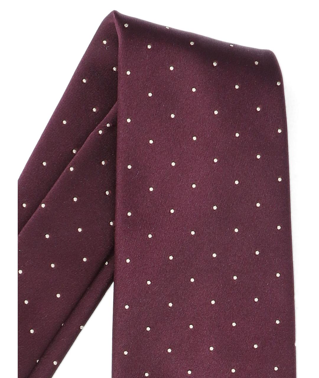 TOM FORD Бордовый шелковый галстук, фото 2