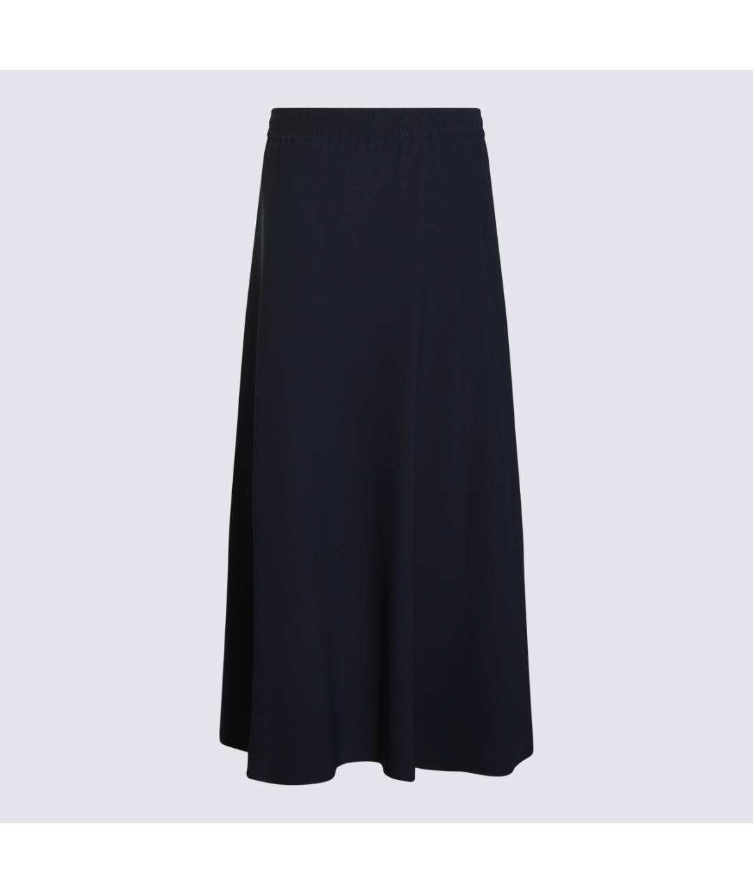 HERNO Синяя полиэстеровая юбка миди, фото 2