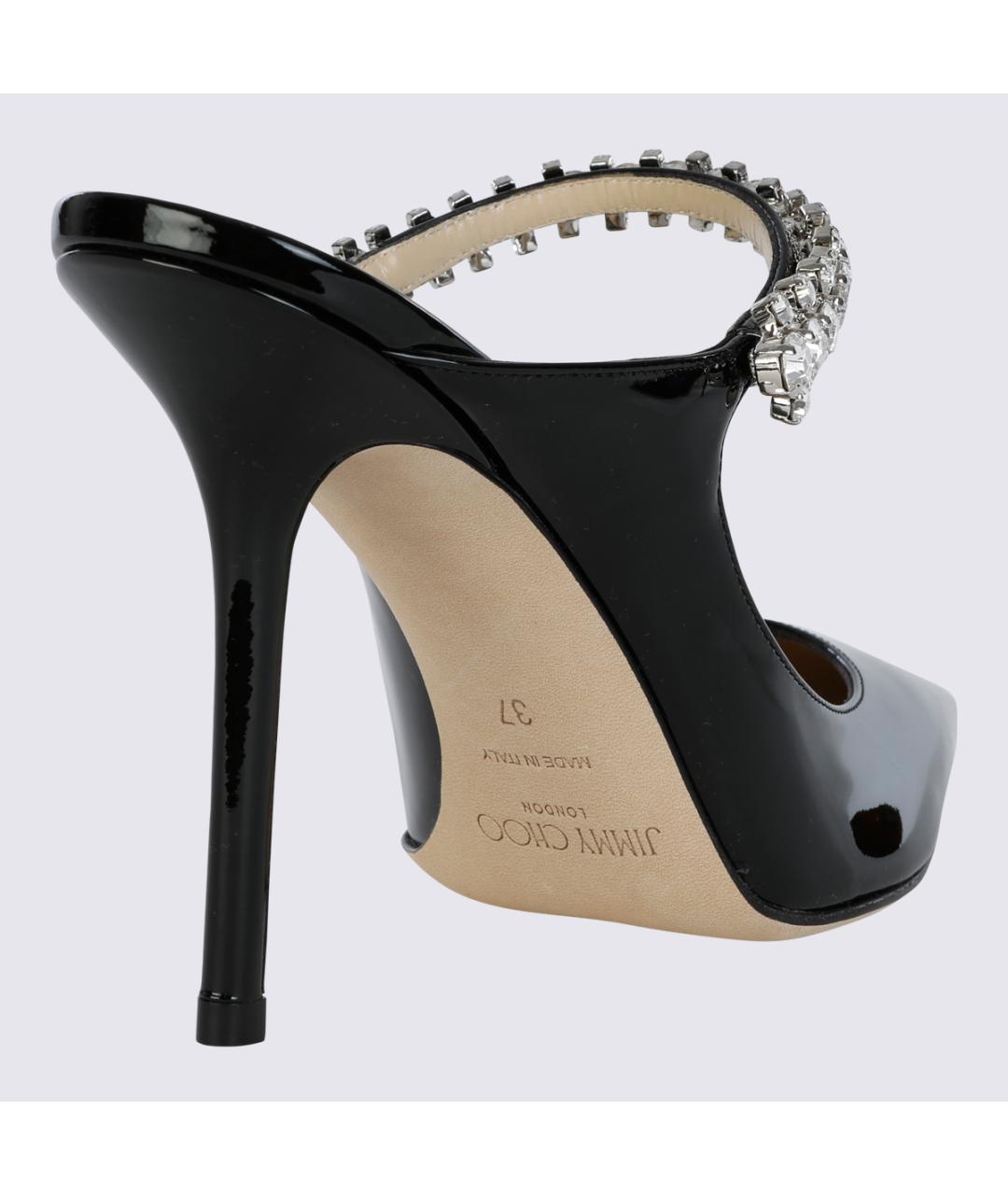 JIMMY CHOO Черные туфли из лакированной кожи, фото 2