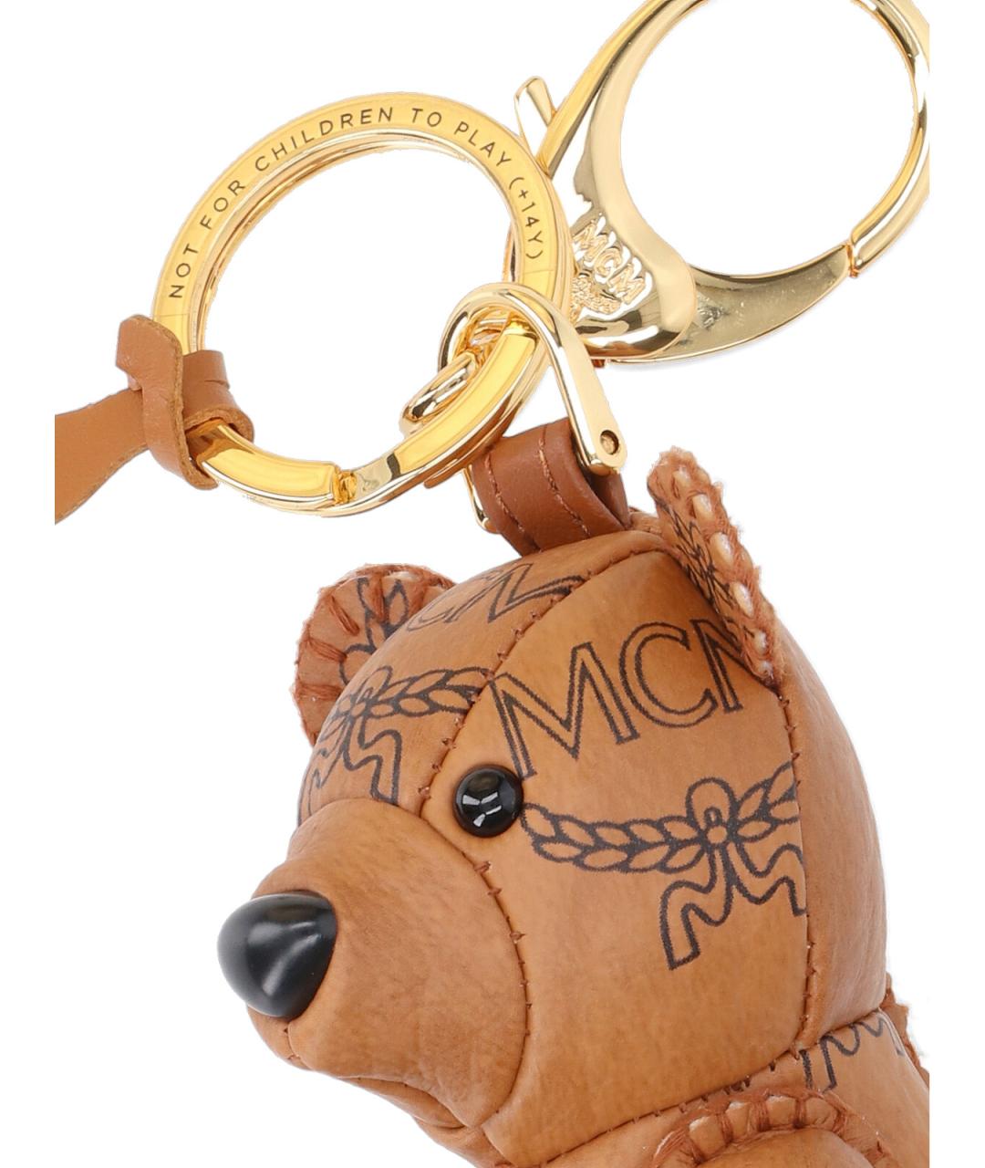 MCM Коричневый брелок, фото 3