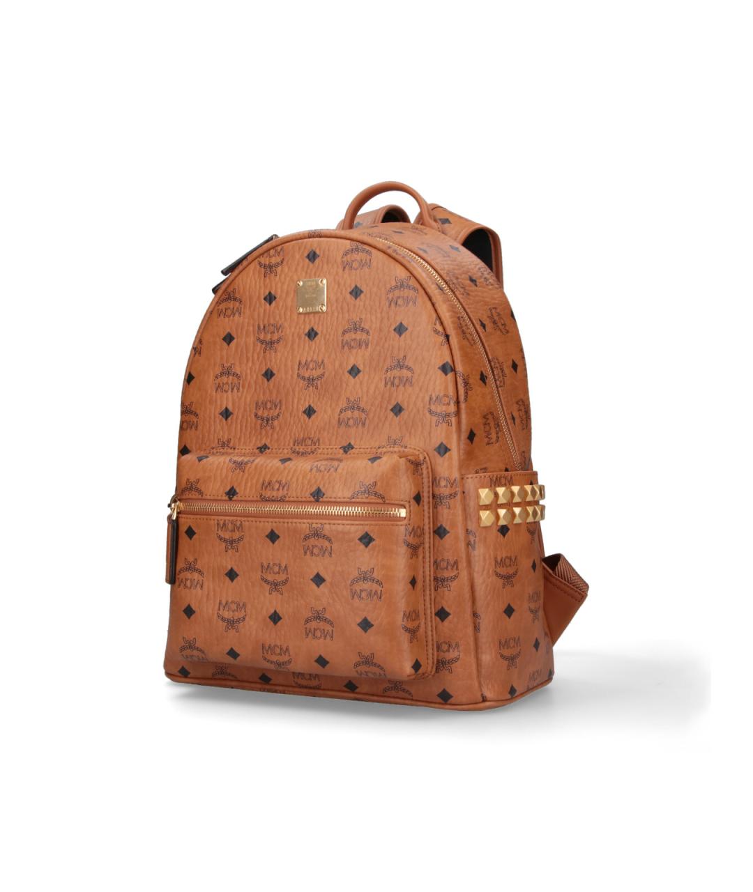 MCM Коричневый рюкзак из искусственной кожи, фото 2